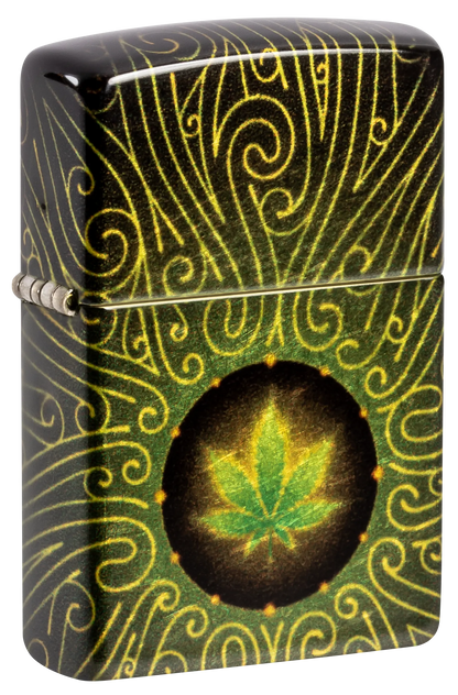 Diseño de cannabis y laberintos