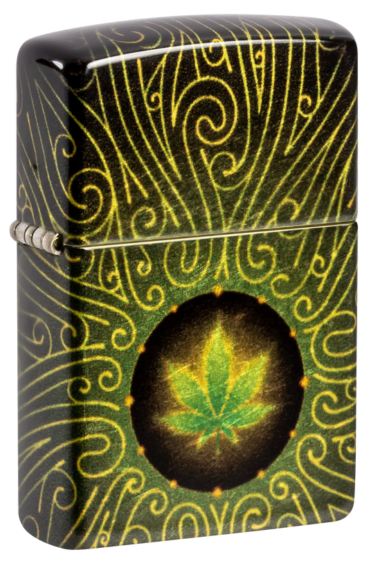 Diseño de cannabis y laberintos