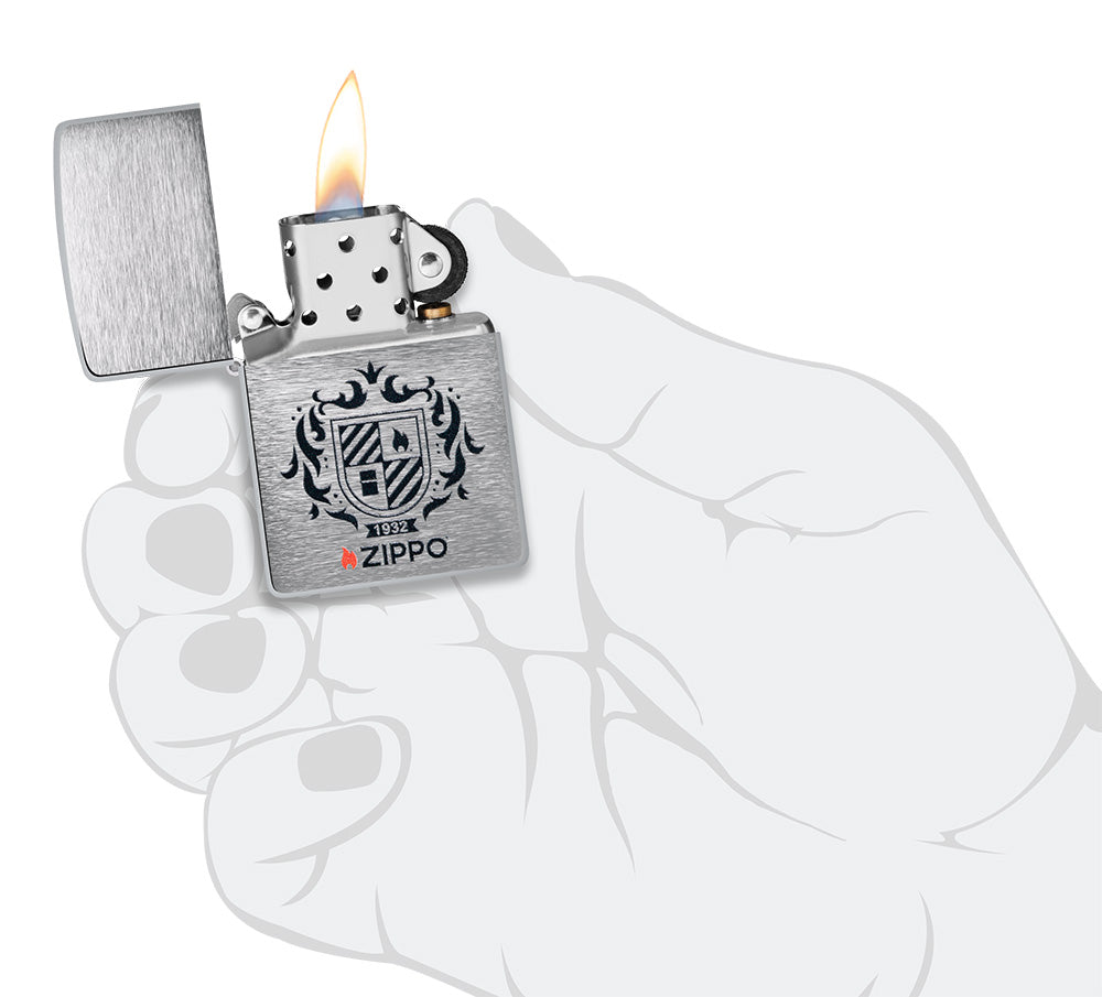 Diseño de escudo Zippo