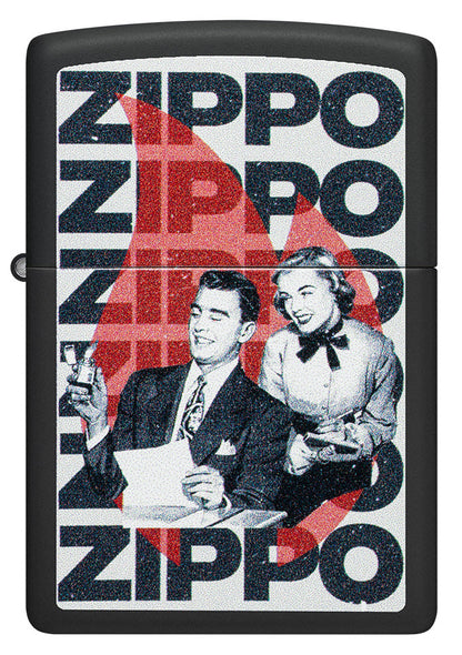 Diseño vintage de Zippo