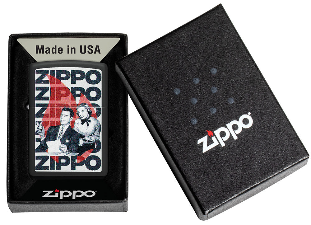 Diseño vintage de Zippo