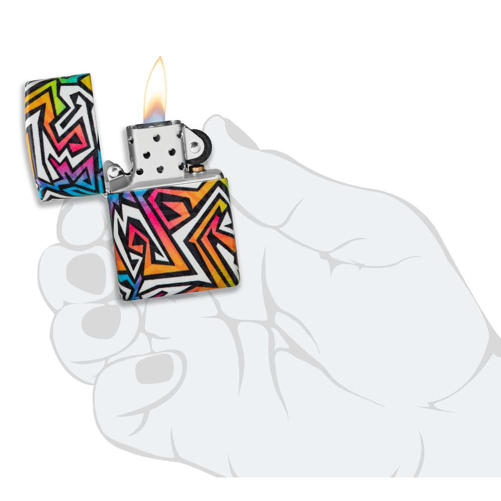 Zippo Colorful Graffiti Design