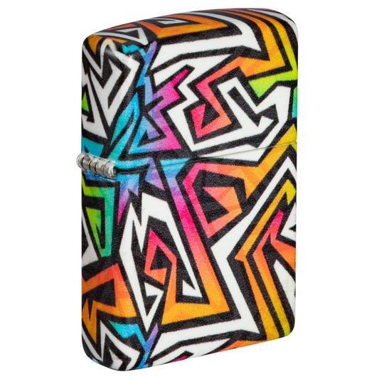 Zippo Colorful Graffiti Design