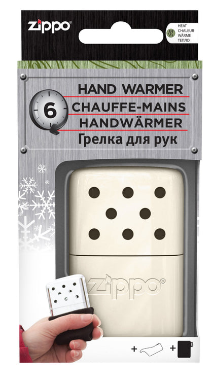 Chauffe-mains Zippo métal blanc petit modèle, dans l'emballage