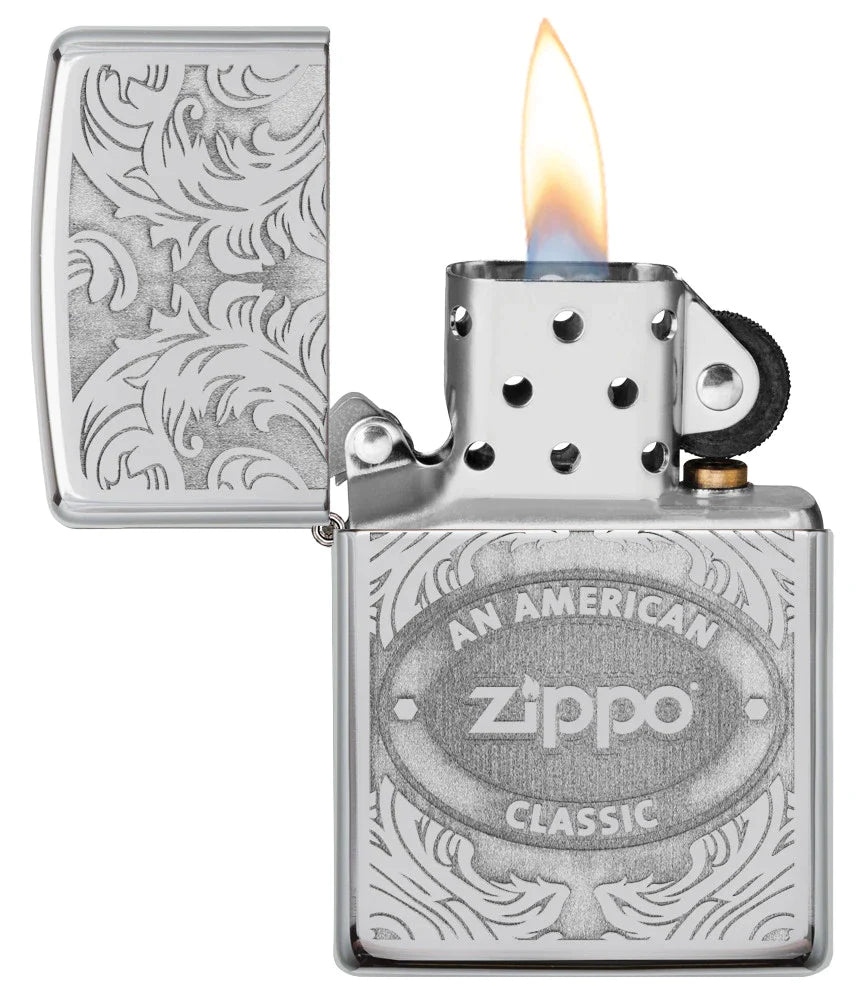 Zippo Scroll Design