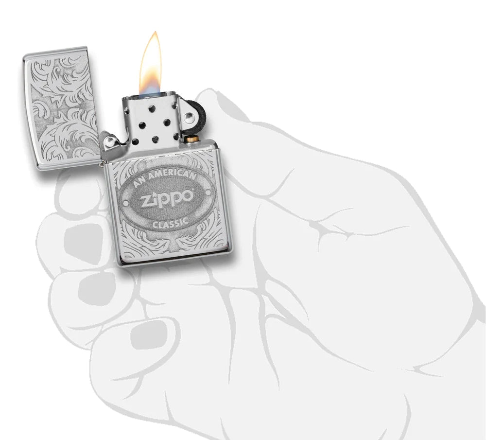 Zippo Scroll Design