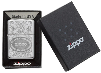 Zippo Scroll Design